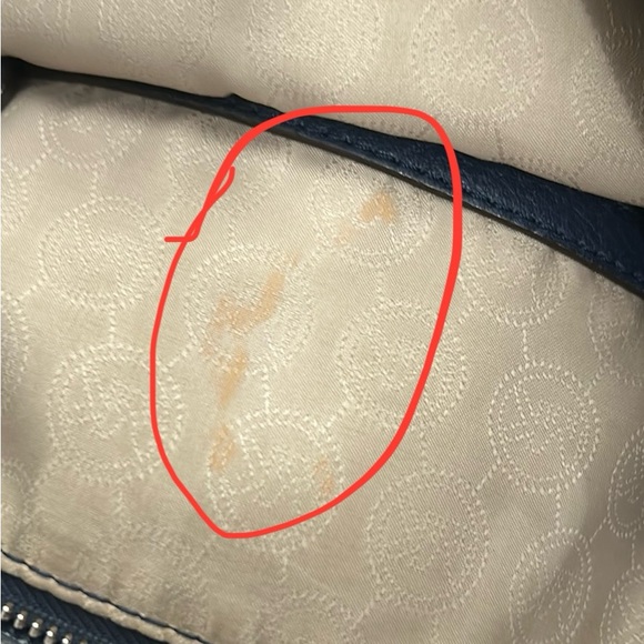 COPY - Michael Kors Crossbody Blue Bag (Authentic) - Picture 5 of 7